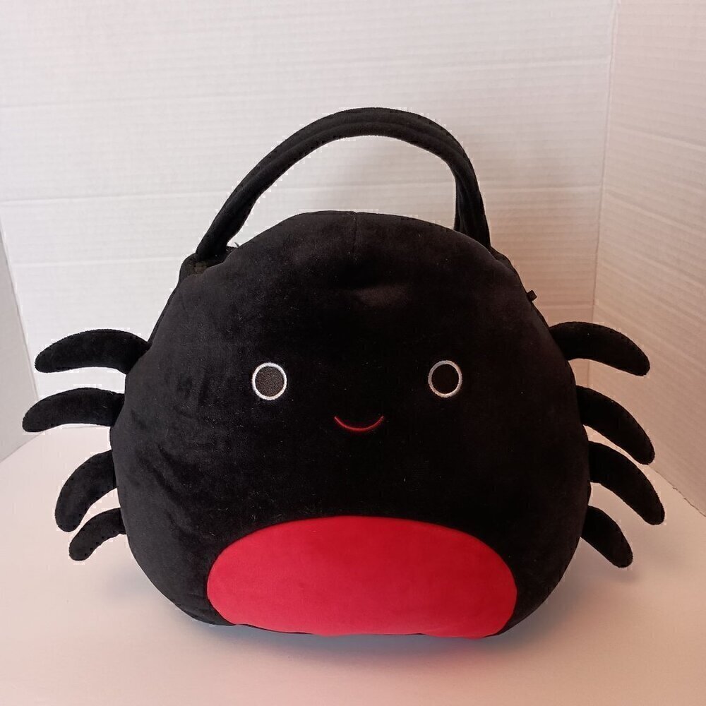 Bella Spider Plush Squishmallow, Halloween Treat Bag/Bucket 10"